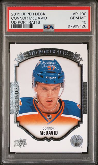 2015-16 Upper Deck UD Portraits #P100 Connor McDavid PSA 10 (Rookie)