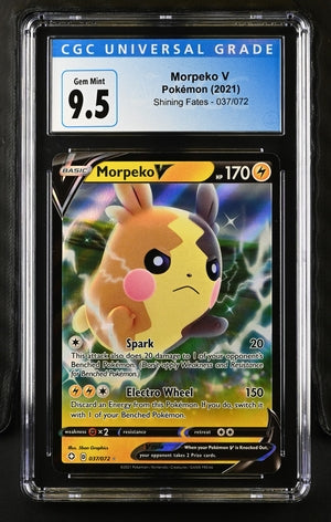 2021 Pokemon Shining Fates #037 Morpeko V CGC 9.5