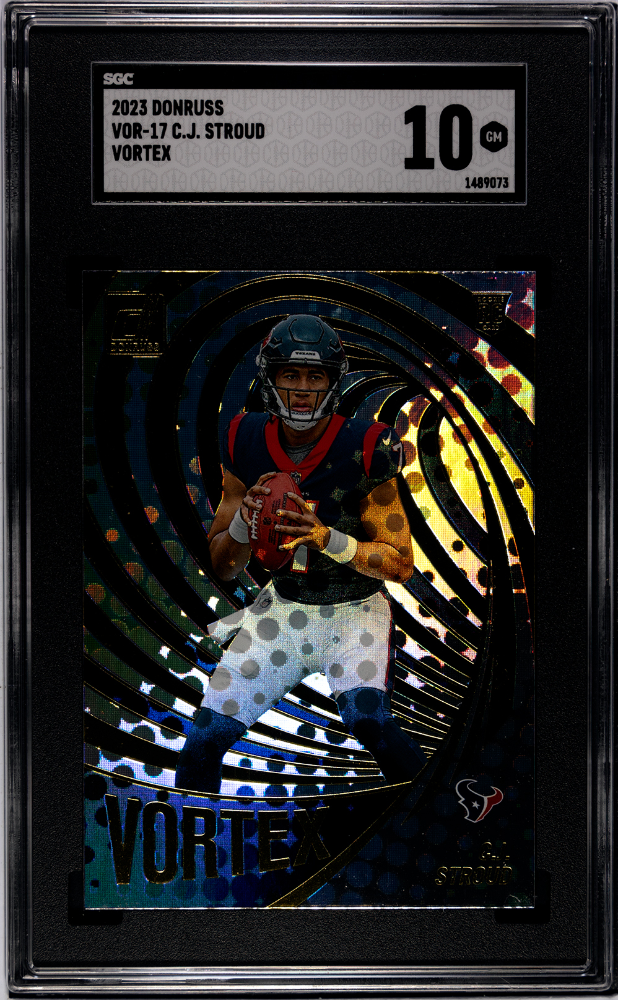 2023 Donruss Vortex #VOR-17 C.J. Stroud SGC 10 (Rookie)