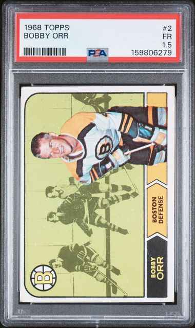 1968-69 Topps #2 Bobby Orr PSA 1.5