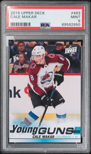2019-20 Upper Deck #493 Cale Makar PSA 9 (Rookie)
