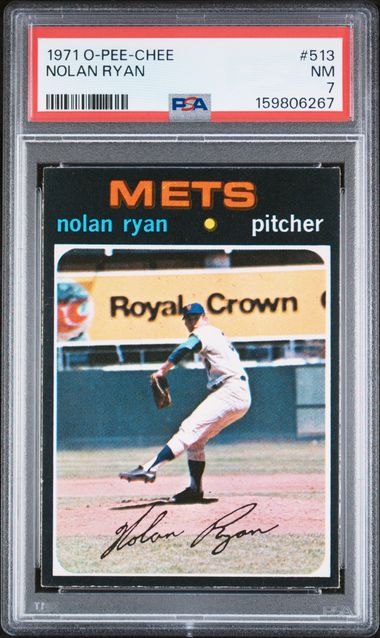 1971 O-Pee-Chee #513 Nolan Ryan PSA 7