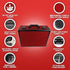 EVORETRO: XL Graded Card Case - Red