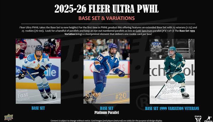 2025-26 Upper Deck Fleer Ultra PWHL Hobby Pack