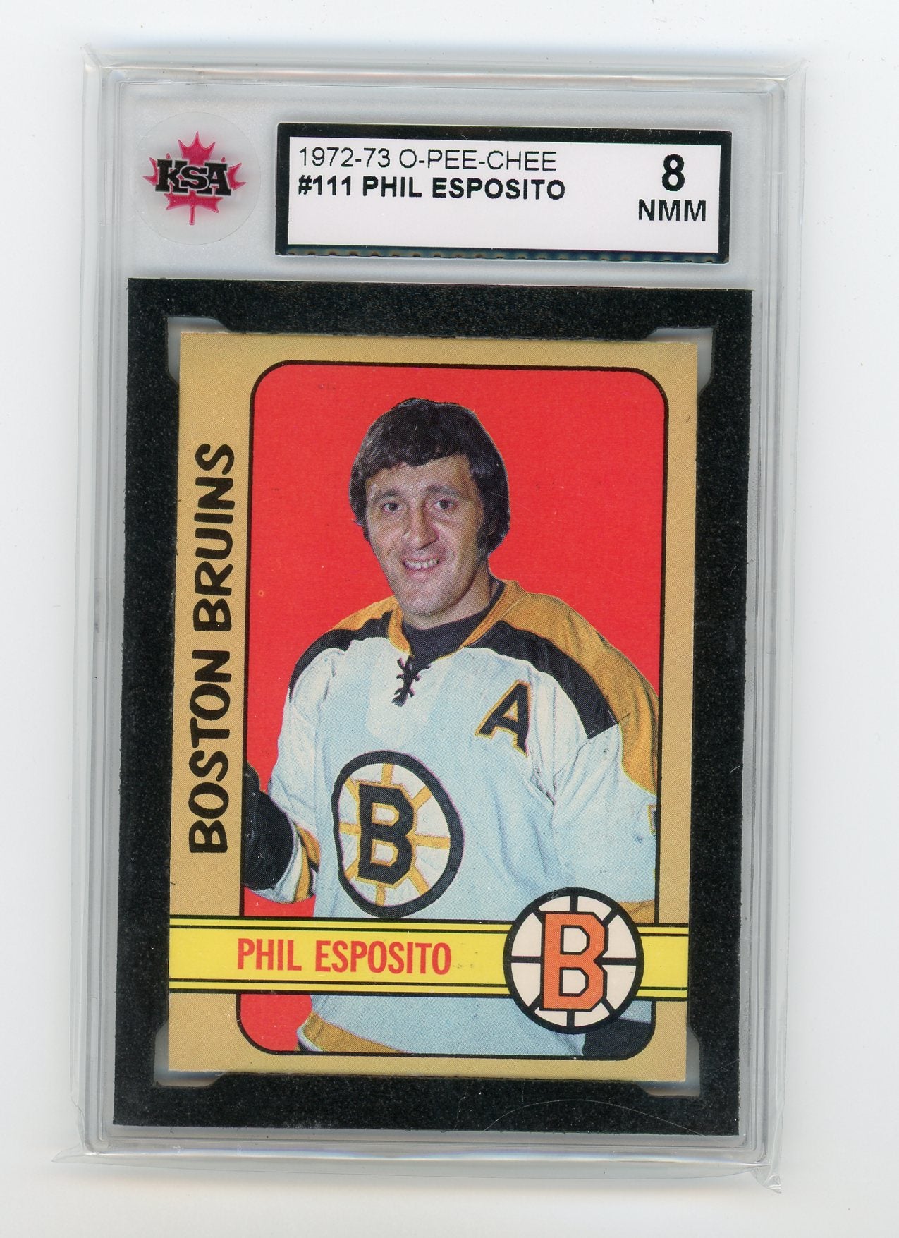 1972-73 O-Pee-Chee #111 Phil Esposito KSA 8 | Eastridge Sports Cards