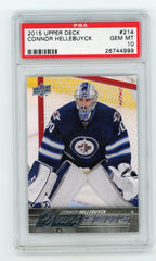 2015-16 Upper Deck #214 Connor Hellebuyck PSA 10 (Rookie) | Eastridge Sports Cards