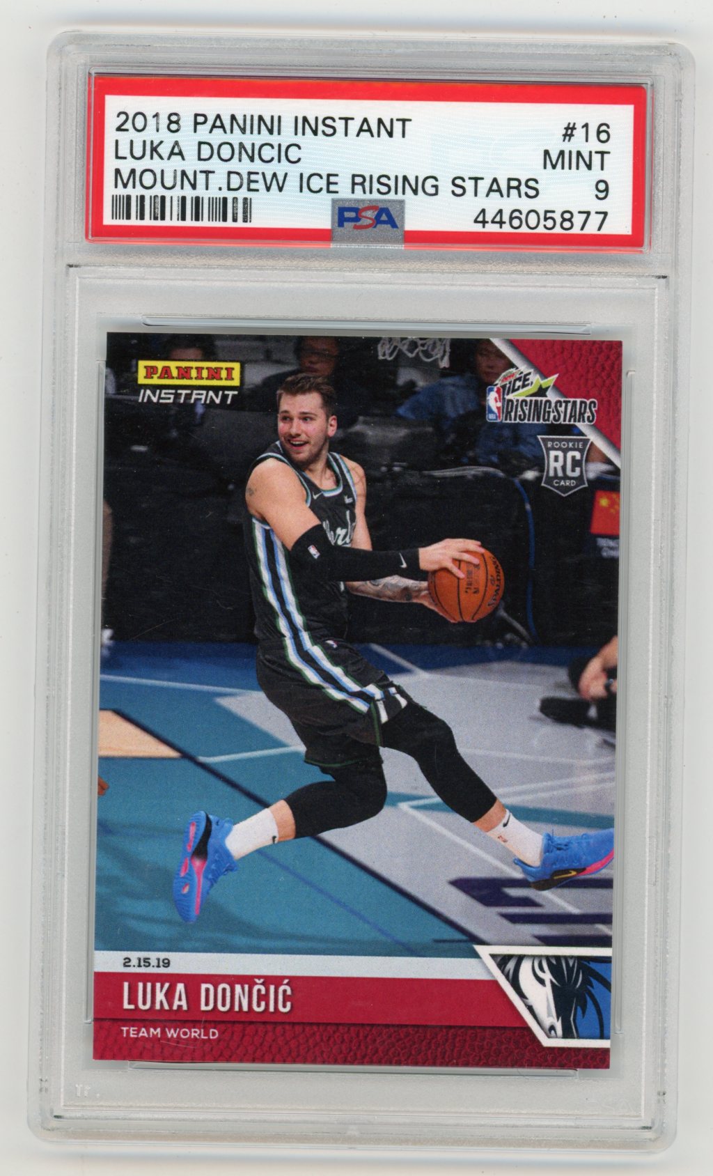 2018-19 Panini Instant Mountain Dew Ice Rising Stars #16 Luka Doncic #/563 PSA 10 (Rookie) | Eastridge Sports Cards