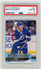 2016-17 Upper Deck #205 Brayden Point PSA 10 (Rookie) | Eastridge Sports Cards