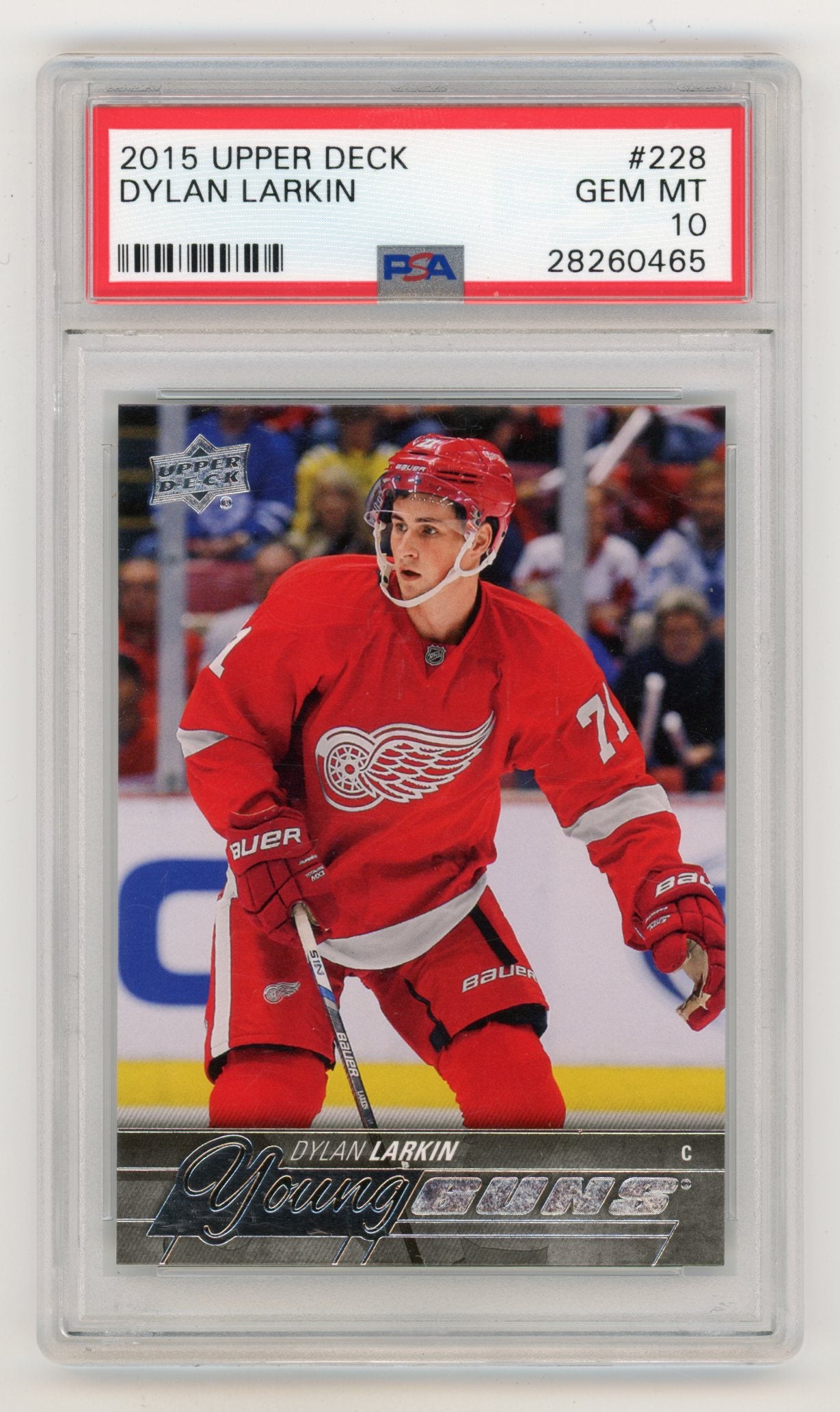 2015-16 Upper Deck #228 Dylan Larkin PSA 10 (Rookie) | Eastridge Sports Cards