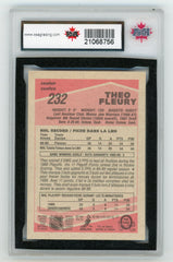1989-90 O-Pee-Chee #232 Theo Fleury KSA 9.5 (Rookie) | Eastridge Sports Cards