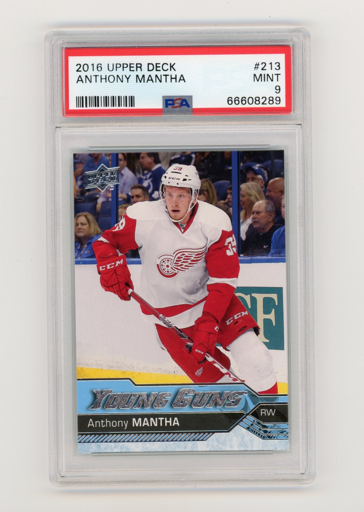 2016-17 Upper Deck #213 Anthony Mantha PSA 9 (Rookie) | Eastridge Sports Cards