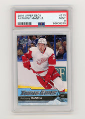 2016-17 Upper Deck #213 Anthony Mantha PSA 9 (Rookie) | Eastridge Sports Cards