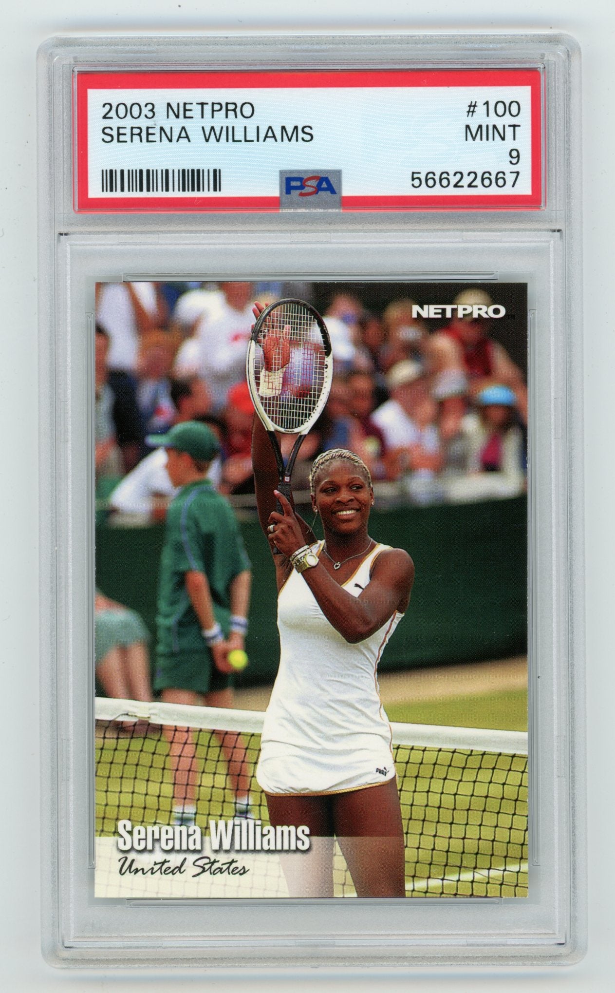 2003 NetPro #100 Serena Williams PSA 9 | Eastridge Sports Cards