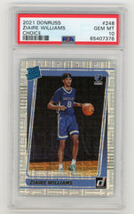 2021-22 Donruss Choice #248 Ziaire Williams PSA 10 (Rookie) | Eastridge Sports Cards