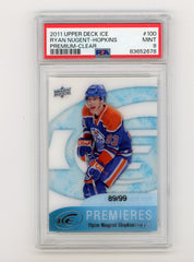 2011-12 Upper Deck Ice #100 Ryan Nugent-Hopkins #89/99 PSA 9 (Rookie) | Eastridge Sports Cards