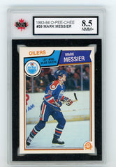 1983-84 O-Pee-Chee #39 Mark Messier KSA 8.5 | Eastridge Sports Cards