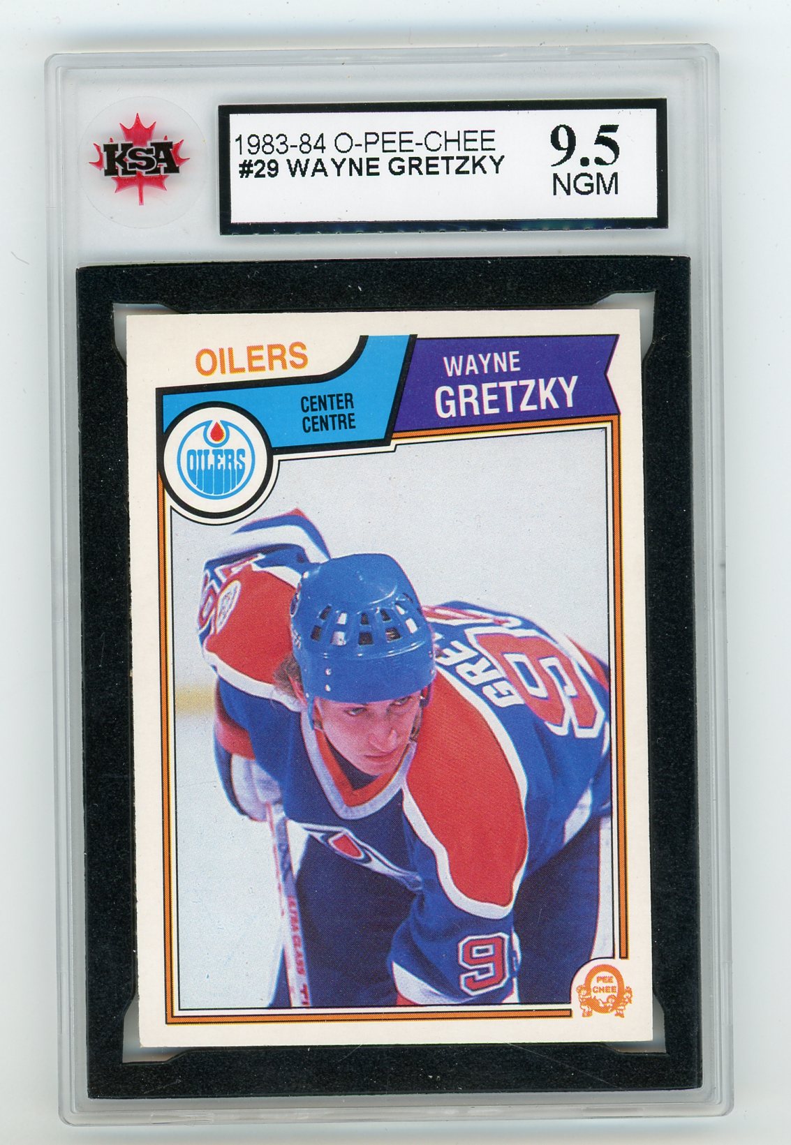 1983-84 O-Pee-Chee #29 Wayne Gretzky KSA 9.5 | Eastridge Sports Cards