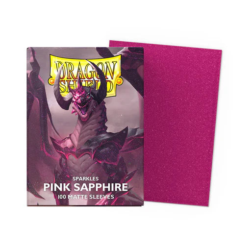 Dragon Shield Matte Card Sleeves 100ct - Pink Sapphire