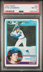 1983 Topps #83 Ryne Sandberg PSA 8 (Rookie) | Eastridge Sports Cards