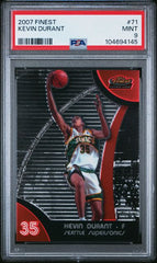 2007-08 Finest #71 Kevin Durant PSA 9 (Rookie) | Eastridge Sports Cards