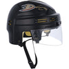 Leo Carlsson Autographed Anaheim Ducks Black Mini Helmet (Fanatics Authentic)