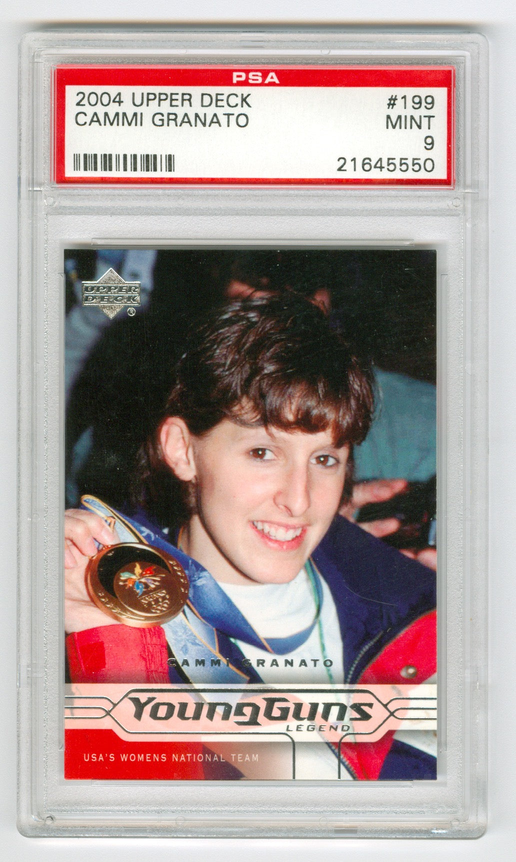 2004-05 Upper Deck #199 Cammi Granato PSA 9 (Rookie) | Eastridge Sports Cards