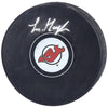 Luke Hughes Autographed New Jersey Devils Hockey Puck (Fanatics Authentic)