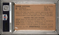 1952 Bowman Large #16 Frank Gifford PSA 2 (Rookie) | Eastridge Sports Cards