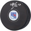 Matt Rempe New York Rangers Autographed Hockey Puck (Fanatics Authentic)