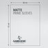 Gamegenic Prime Matte Sleeves - White