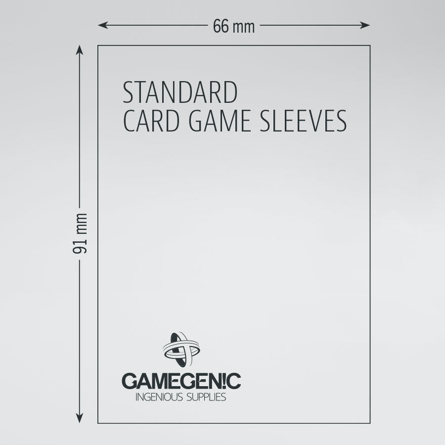 Gamegenic Prime Matte Sleeves - Clear (Value Pack)
