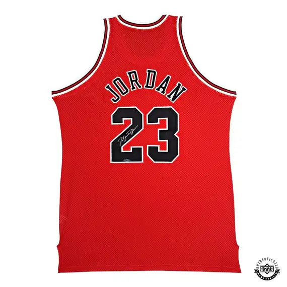 Michael Jordan Signed '97-'98 Away Jersey  (Upper Deck Authenticated)
