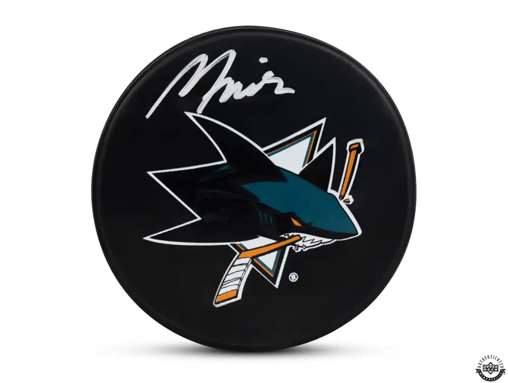 Michael Misa Autographed 2025 NHL Draft Team Puck (Upper Deck Authenticated)