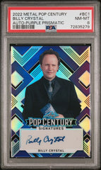 2022 Leaf Pop Century Metal Prismatic Purple #BABC1 Billy Crystal #1/8 PSA 8 | Eastridge Sports Cards