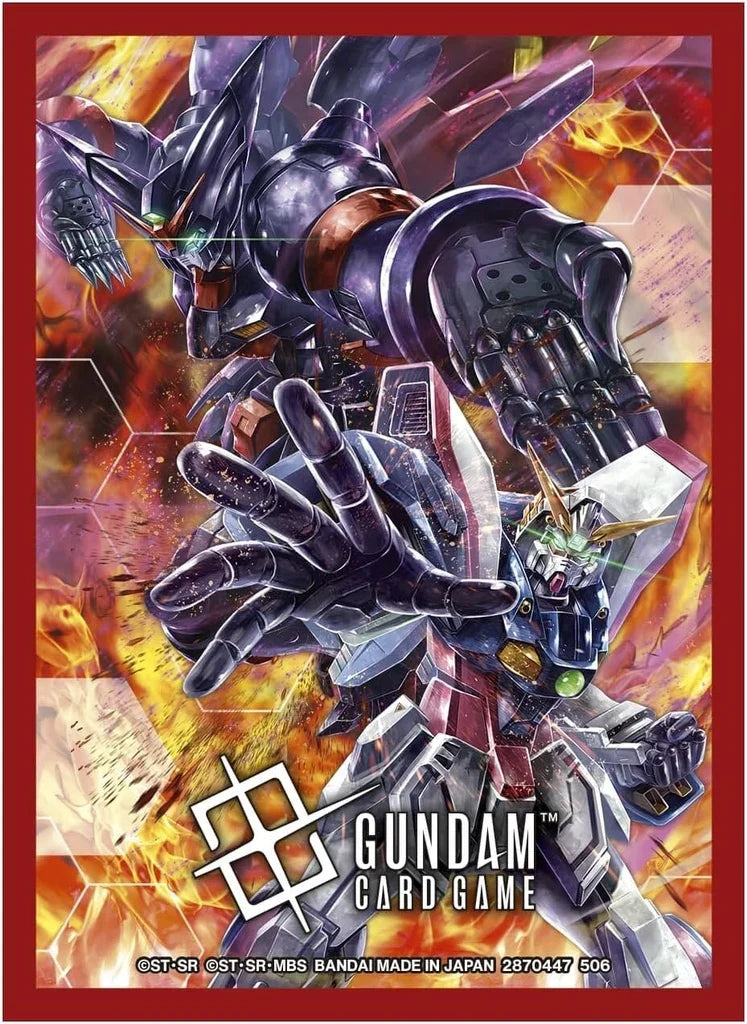 Gundam TCG Card Sleeves - 02 Shining Gundam vs. Master Gundam