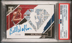 2021-22 Panini Impeccable NBA 75th Anniversary Autographs #75BWA Bill Walton #12/49 PSA 8 | Eastridge Sports Cards