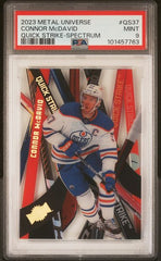 2023-24 Skybox Metal Universe Quick Strike Spectrum #QS37 Connor McDavid #18/25 PSA 9 | Eastridge Sports Cards