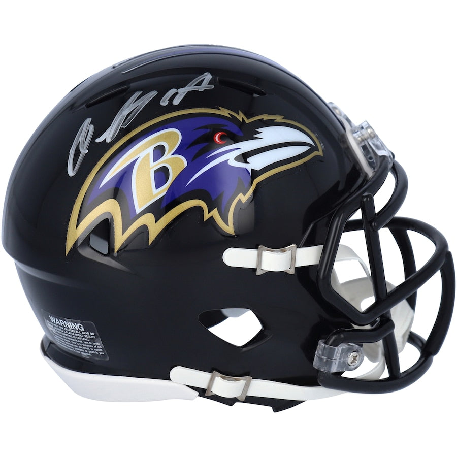 Fanatics Autographed Football Mini-Helmet - Rashod Bateman (Baltimore Ravens) | Eastridge Sports Cards