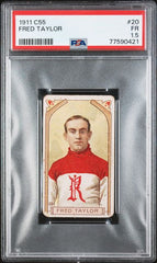 1911-12 C55 #20 Fred "Cyclone" Taylor PSA 1.5 | Eastridge Sports Cards