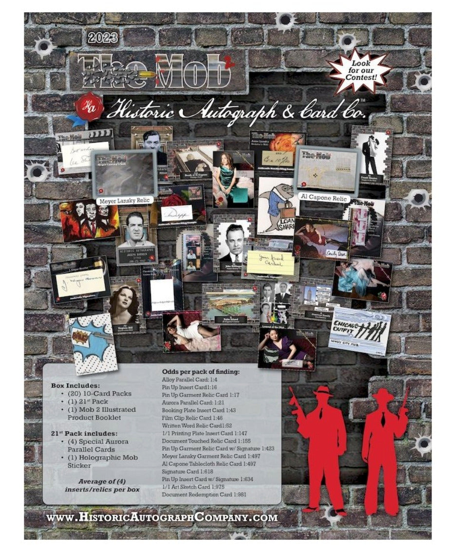 2023 Historic Autographs - The Mob Series 2 Hobby Pack