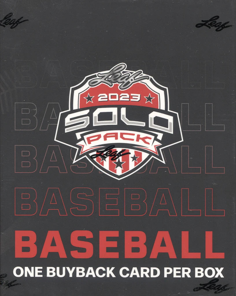 2023 Leaf Solo Pack Baseball Hobby Box | Eastridge Sports Cards