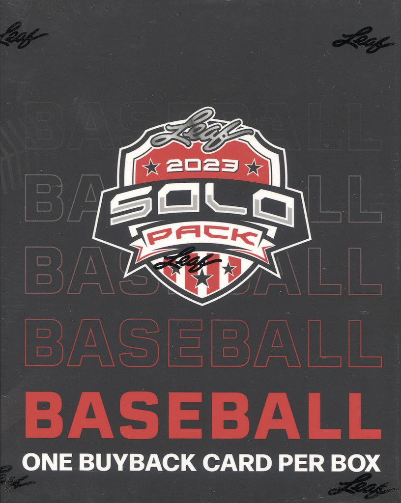 2023 Leaf Solo Pack Baseball Hobby Box