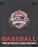 2023 Leaf Solo Pack Baseball Hobby Box