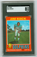 1971 Topps #186 Jim Kiick SGC 8 (Rookie) | Eastridge Sports Cards