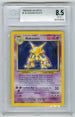 1999 Pokemon Base Set Unlimited #1 Alakazam- Holo BGS 8.5 (Damaged Case)