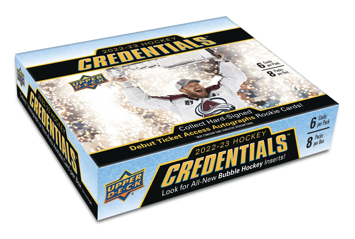 2022-23 Upper Deck Credentials Hockey Hobby Box | Eastridge Sports Cards