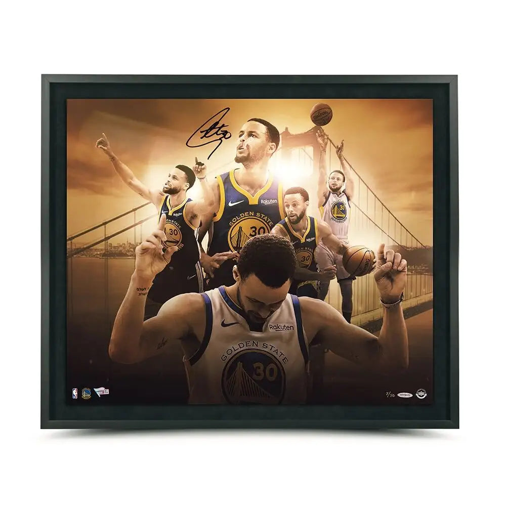 Stephen Curry Autographed "Golden State" 24x20 Framed Limited Edition #/50 (Upper Deck Authenticated)