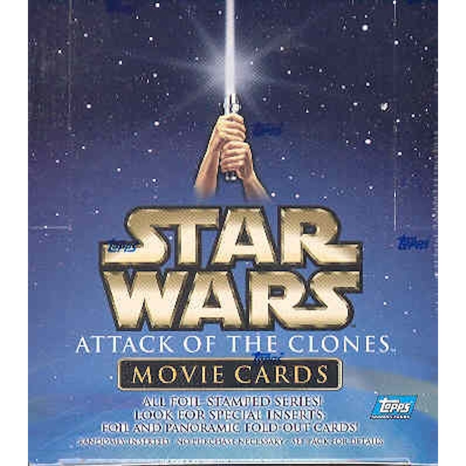 2002 Topps Star Wars Attack of The Clones Movie Cards Box