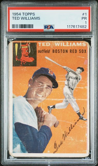 1954 Topps #1 Ted Williams PSA 1