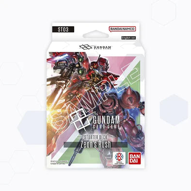 Gundam TCG: Starter Deck - Zeon's Rush (ST-03) | Eastridge Sports Cards